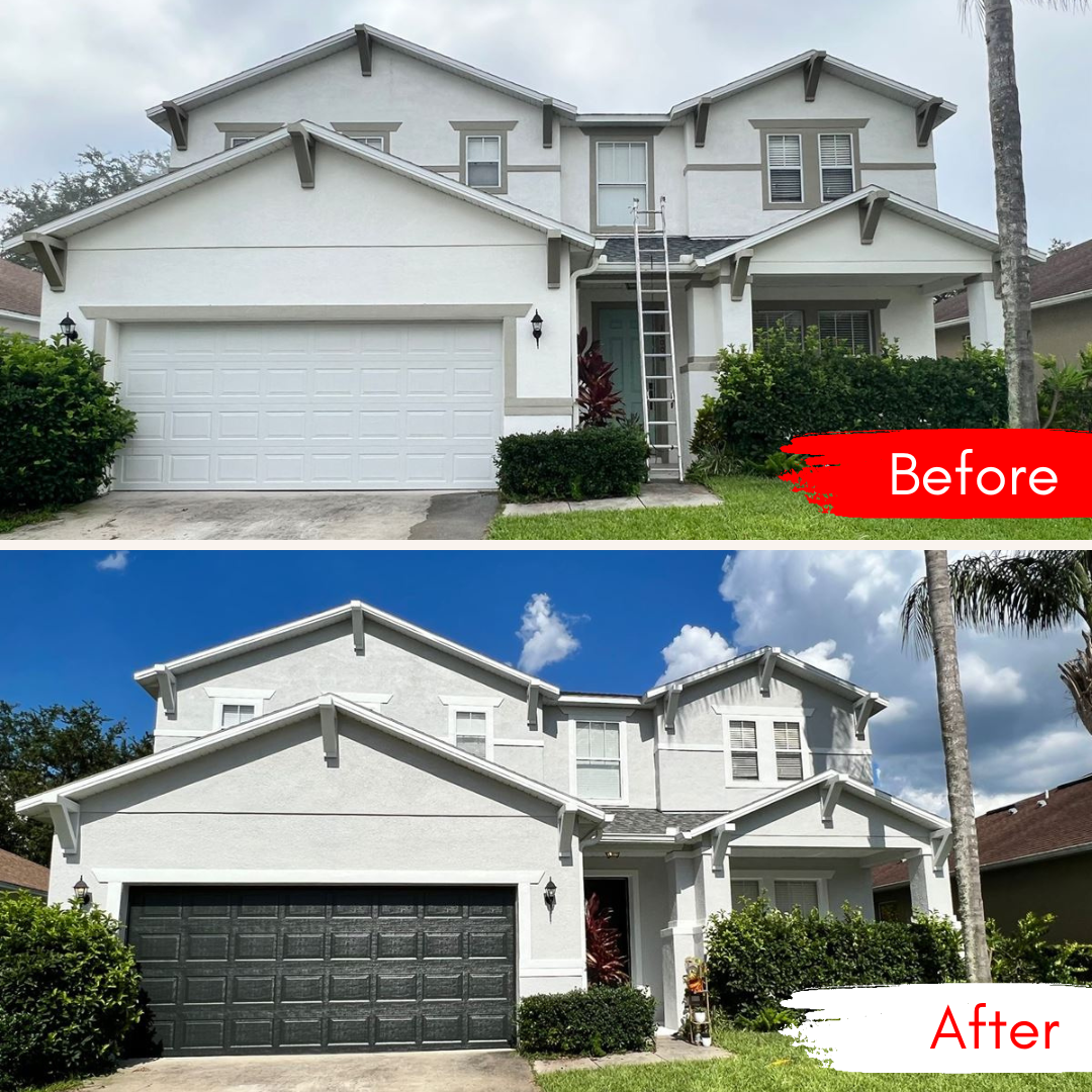 Before and After House Painting