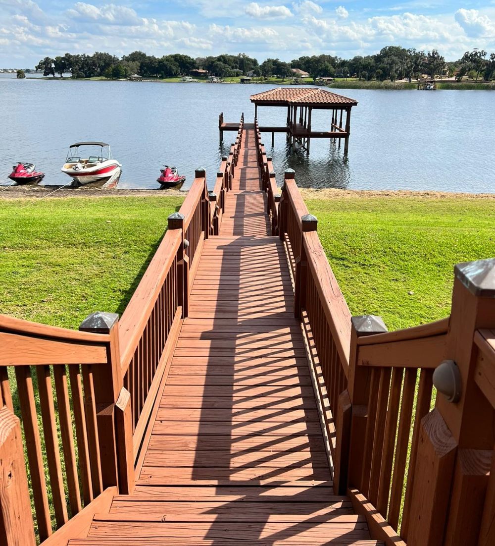 Exterior House and Dock Painting in Orlando, FL