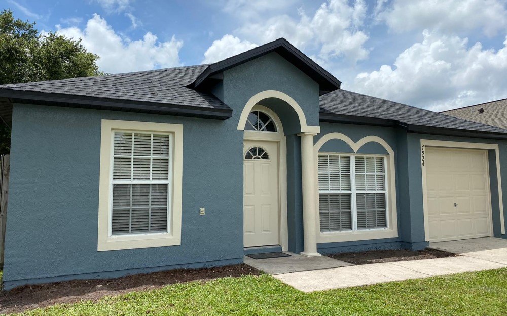 Gorgeous Blue House in Orlando Florida by A Painters Touch, LLC