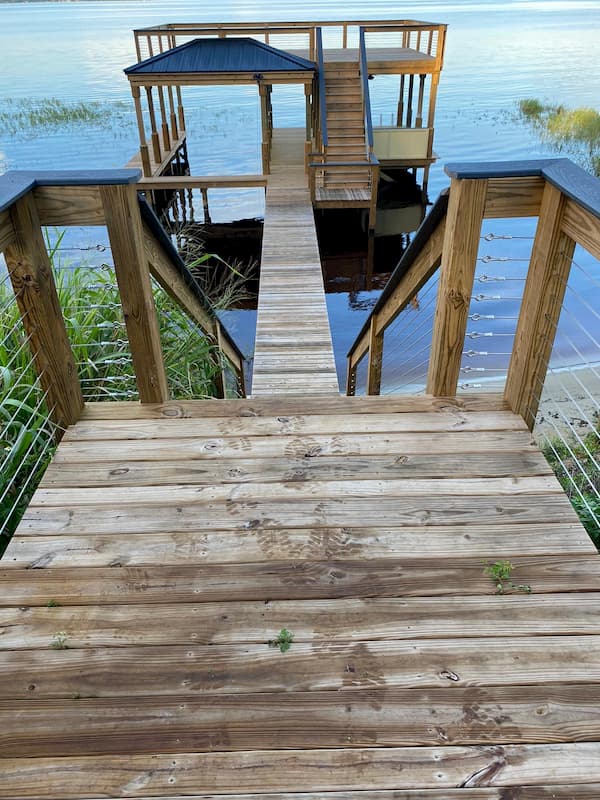 Gorgeous Exterior Dock Painting in Lake Mary, FL