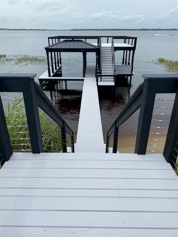 Gorgeous Exterior Dock Painting in Lake Mary, FL