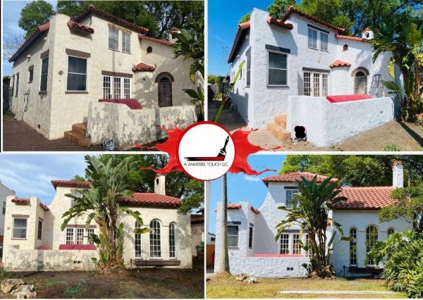 Historic Spanish Colonial Stucco Exterior in Orlando, FL